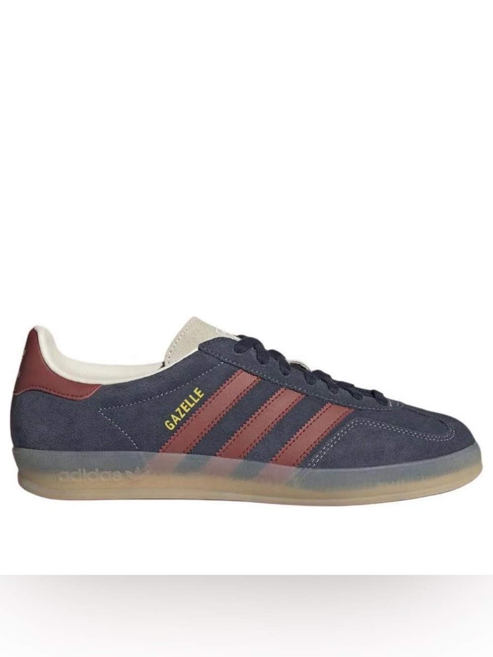 7.5 Men’s / 8.5 Women’s adidas Gazelle Indoor Legend Ink / Preloved Ruby JH5404
